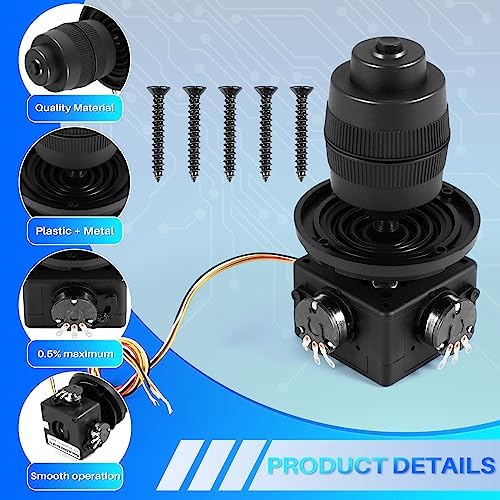 4-Achsen Joystick Potentiometer Tastensteuerung für -D400X-R4 10K 4D Versiegeltes Wipppotentiometer – Bild 5