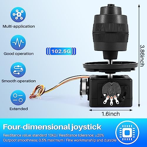 4-Achsen Joystick Potentiometer Tastensteuerung für -D400X-R4 10K 4D Versiegeltes Wipppotentiometer – Bild 6