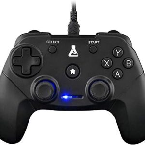 THE G-LAB K-Pad THORIUM - Gaming-Controller PC & PS3 USB mit integrierter Vibration, Gamepad-Game-Controller-Kabel verbunden - Joystick für PC Windows 10-11, PS3 (Mit Kabel)